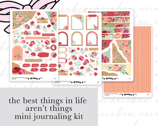 The Best Things In Life Aren't Things Full Mini Kit (4 pages)