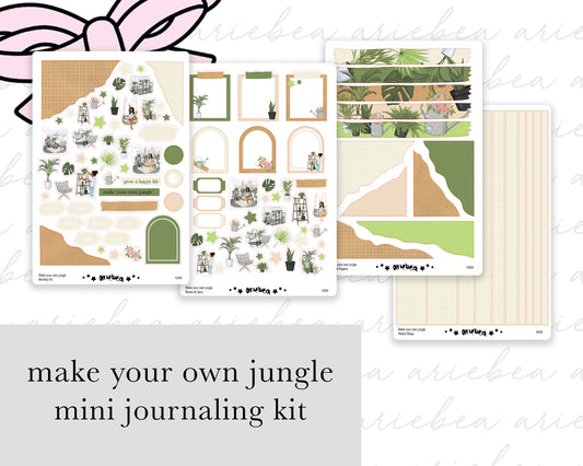 Make Your Own Jungle Full Mini Kit (4 pages)