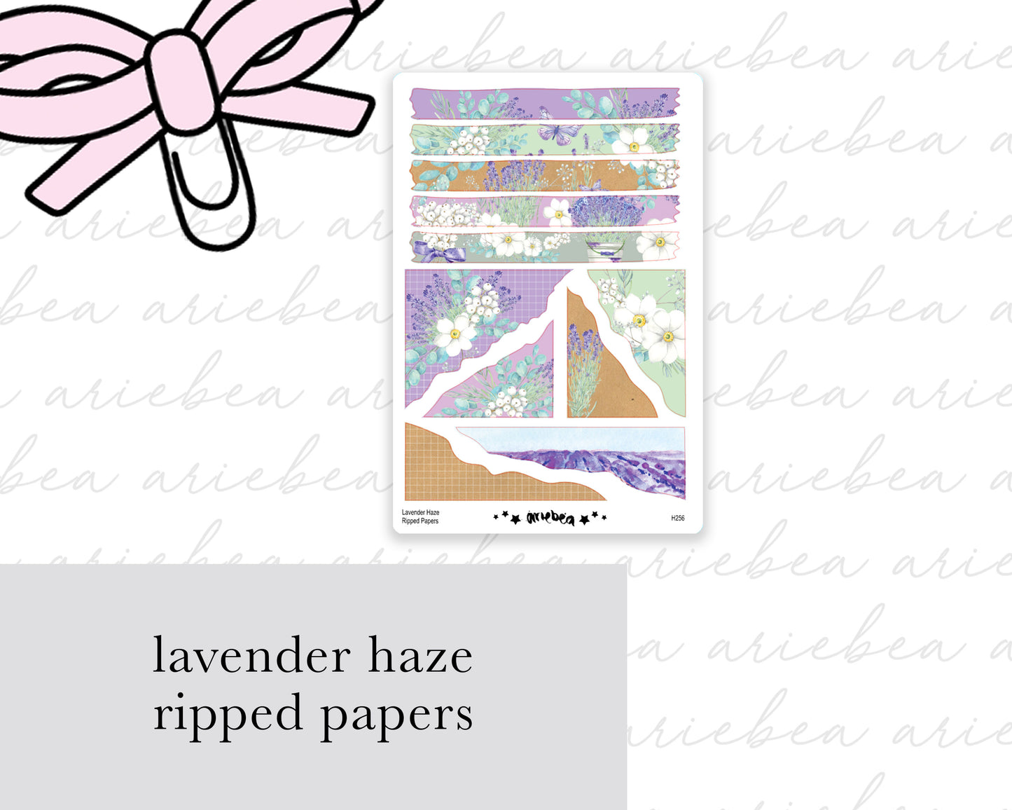 Lavender Haze Ripped Papers