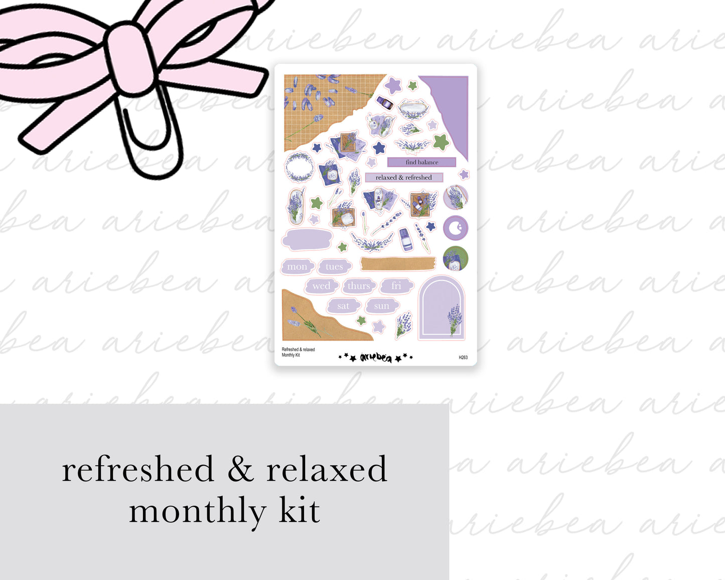 Refreshed & Relaxed Monthly Kit