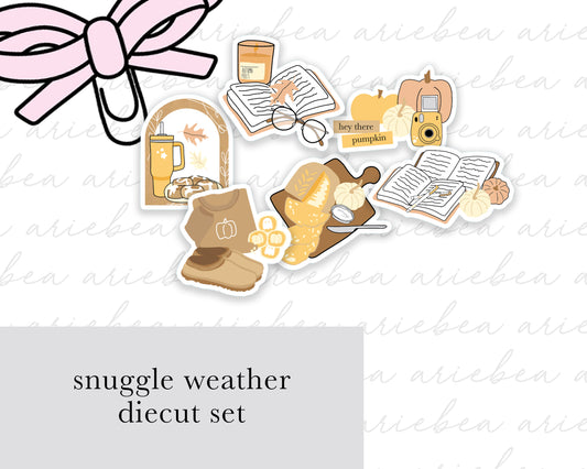 Snuggle Weather Collection Diecut set of 6