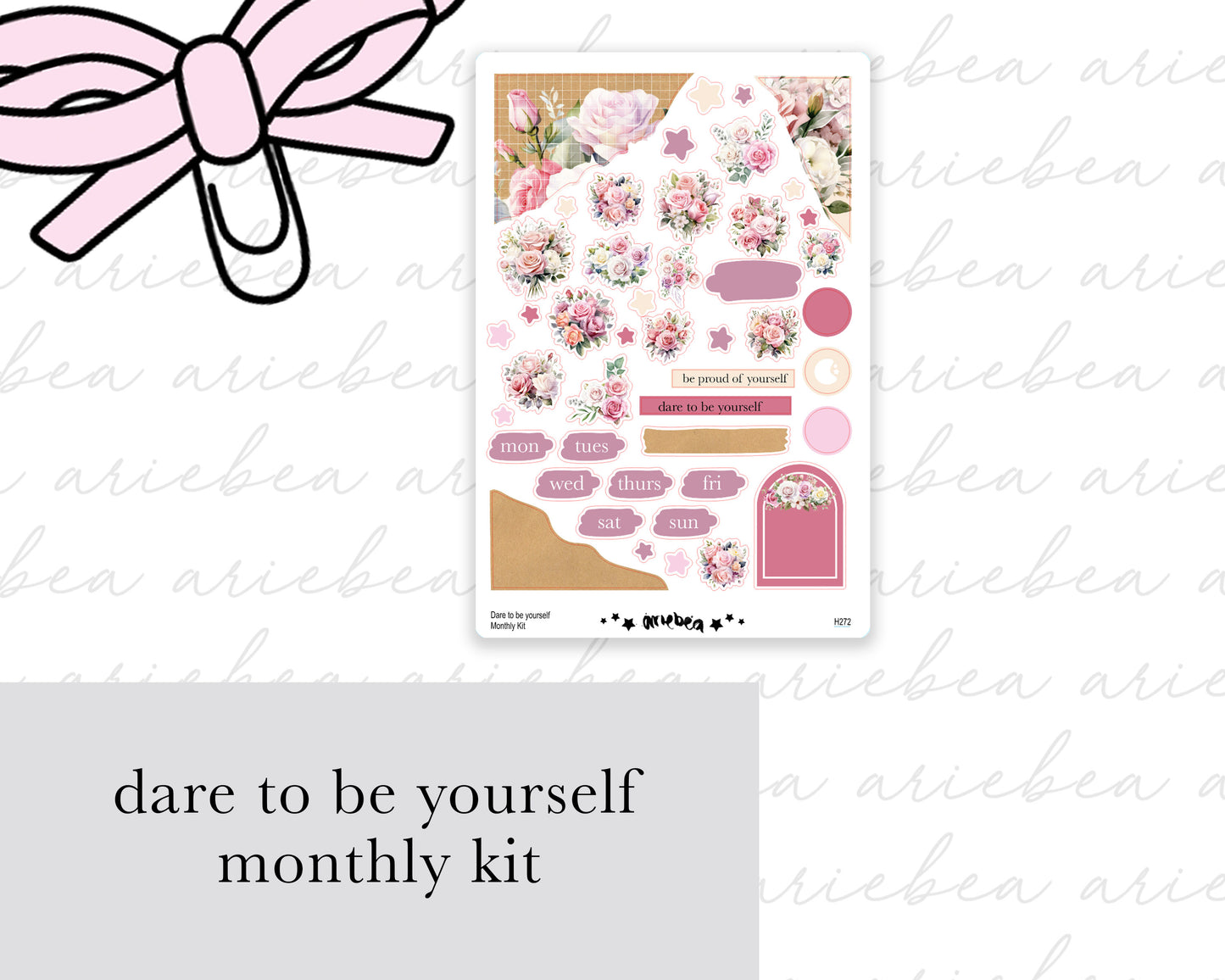 Dare To Be You Full Mini Kit (4 pages)