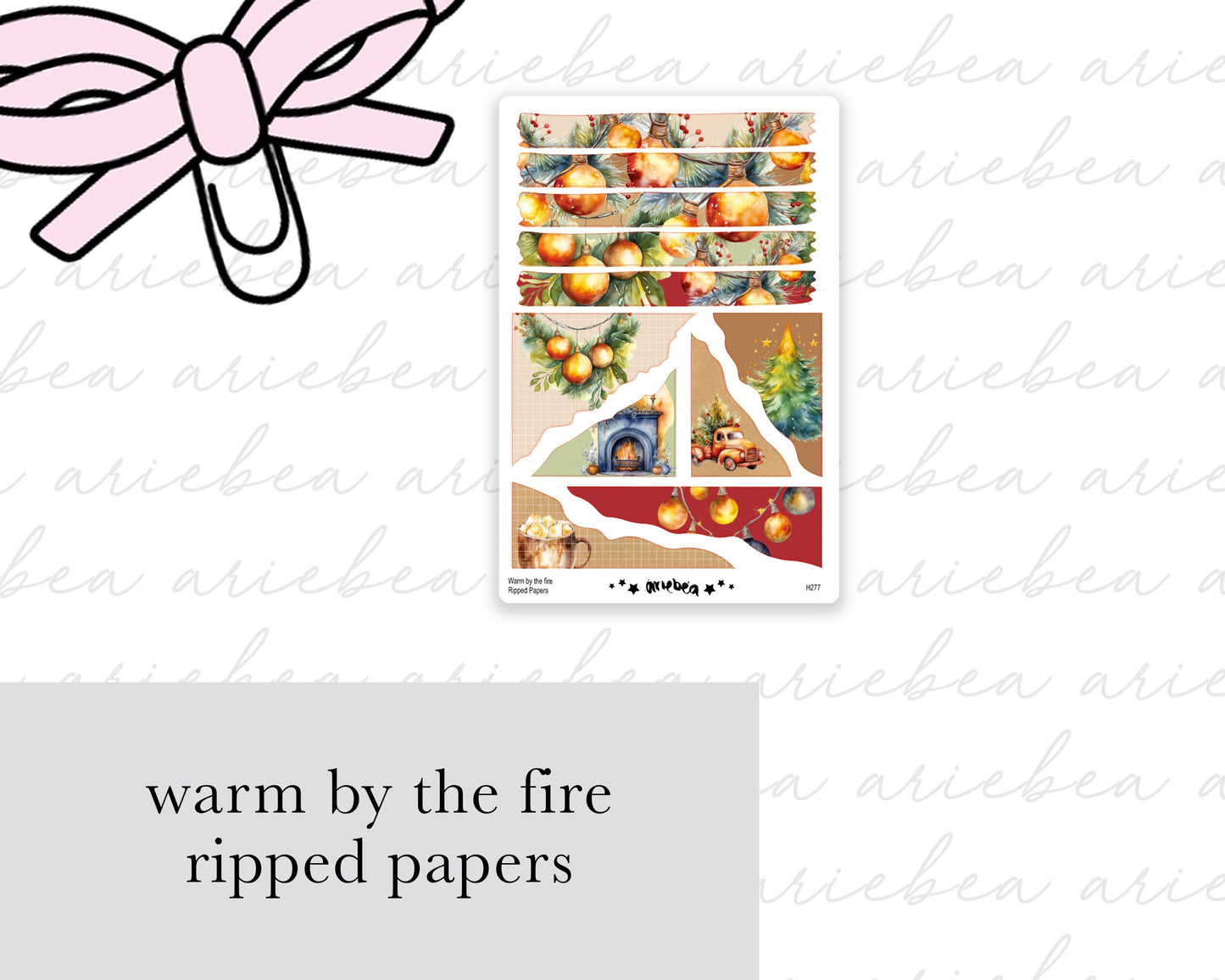 Warm by the Fire Ripped Papers