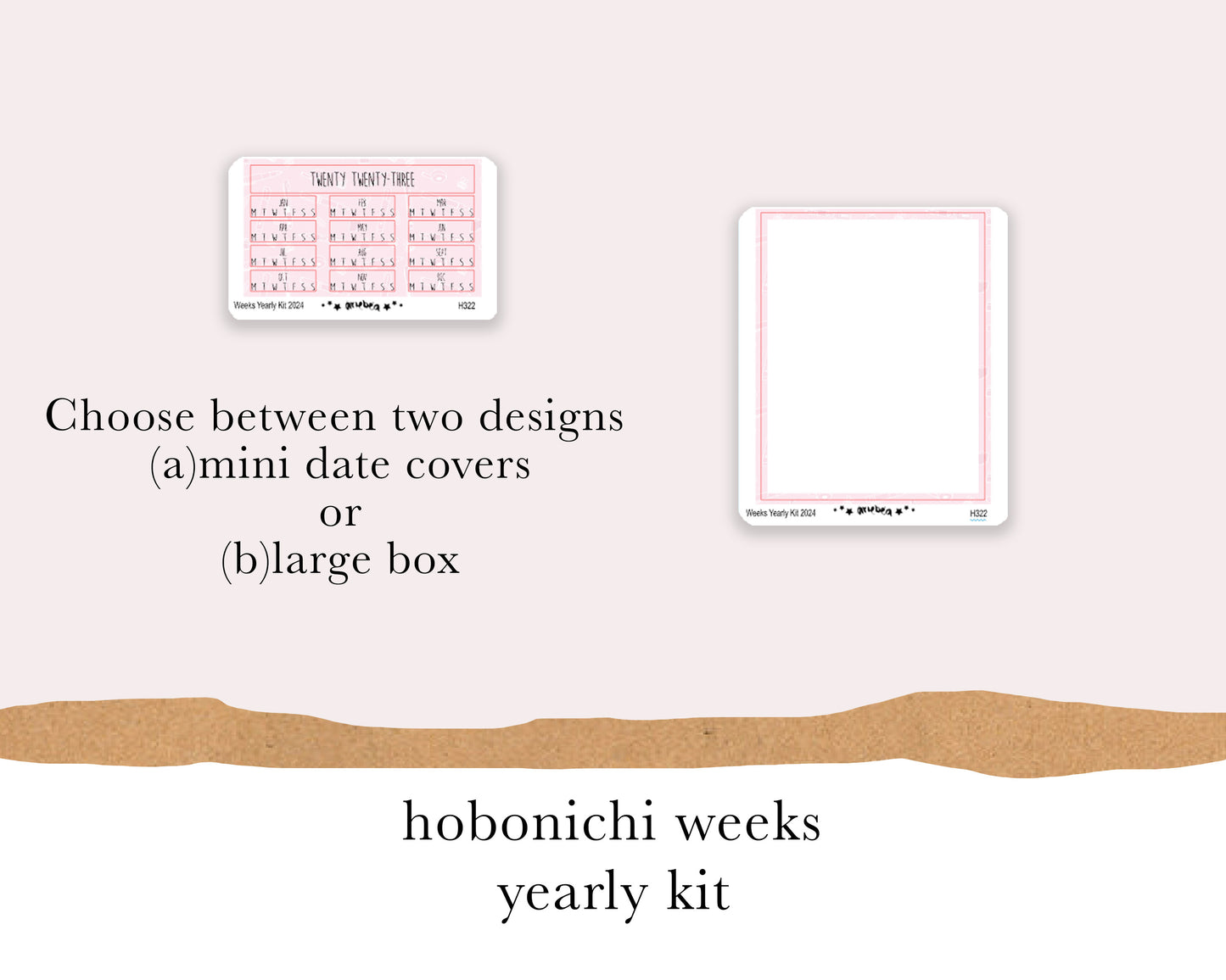 Yearly Kit | Hobonichi Weeks | 2024
