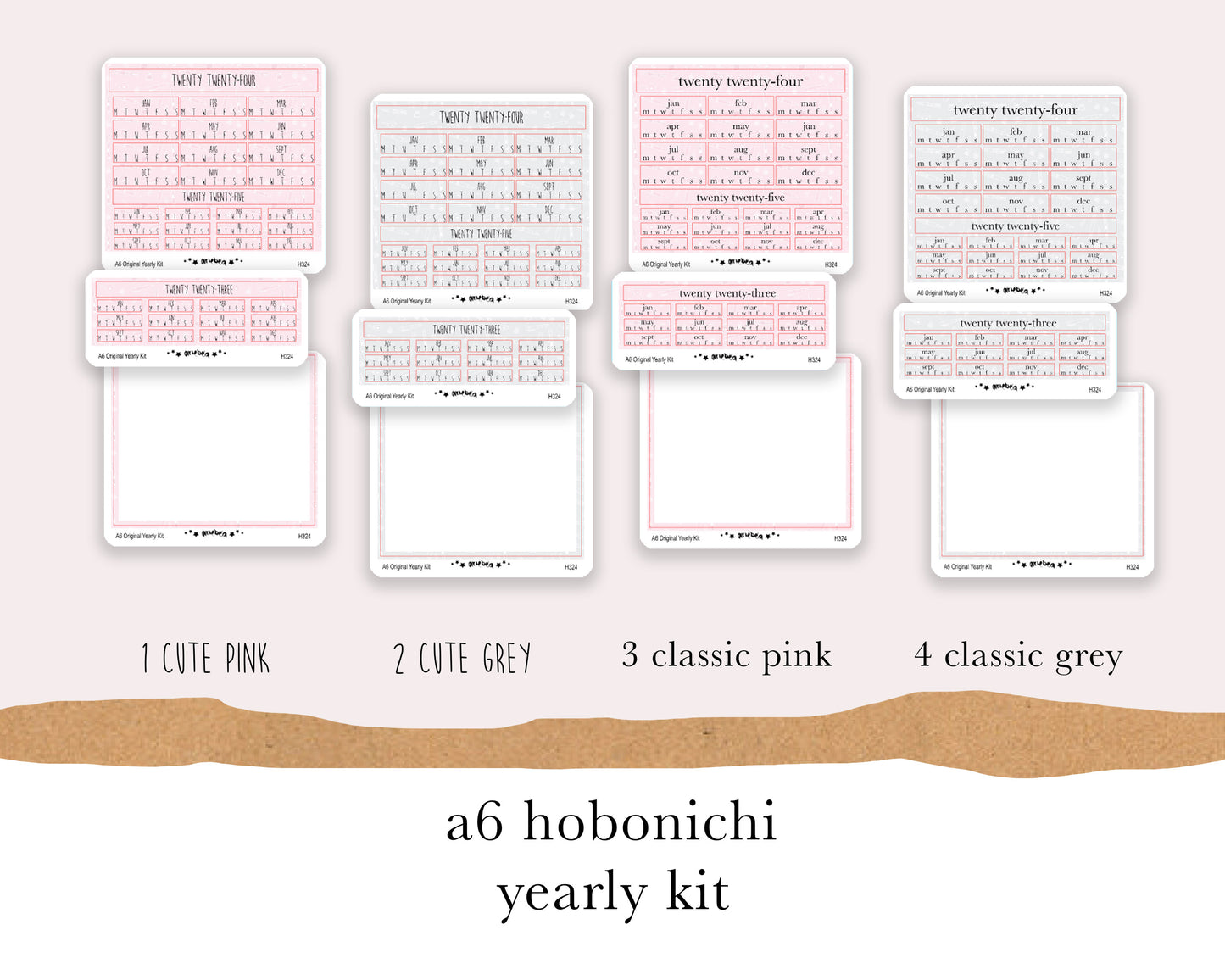 Yearly Kit | Hobonichi A6 | 2024