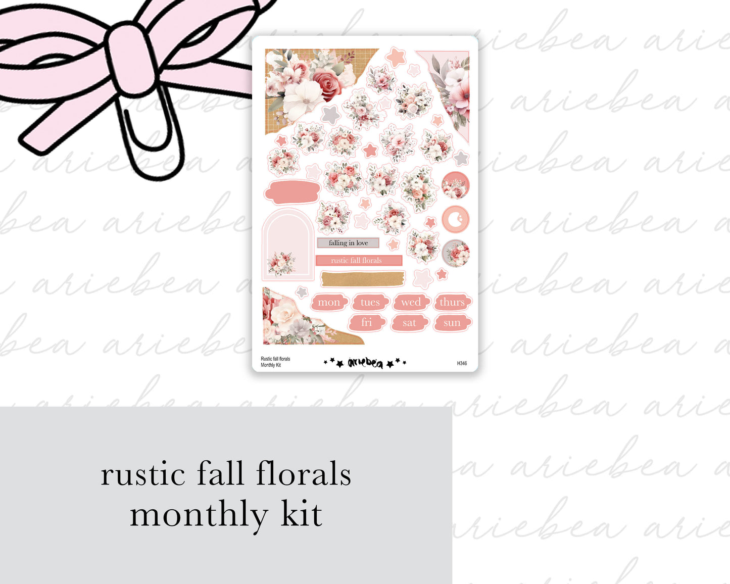 Rustic Fall Florals Monthly Kit