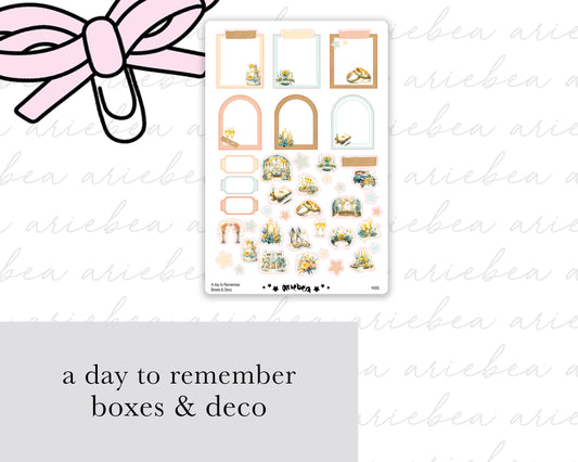 A Day To Remember Boxes & Deco