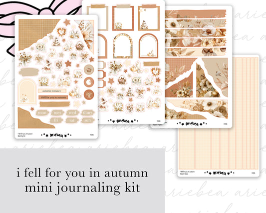 I Fell For You In Autumn Full Mini Kit (4 pages)