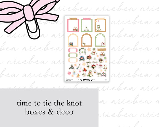 Time to Tie The Knot Boxes & Deco