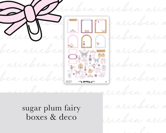 Sugar Plum Fairy Collection Boxes & Deco