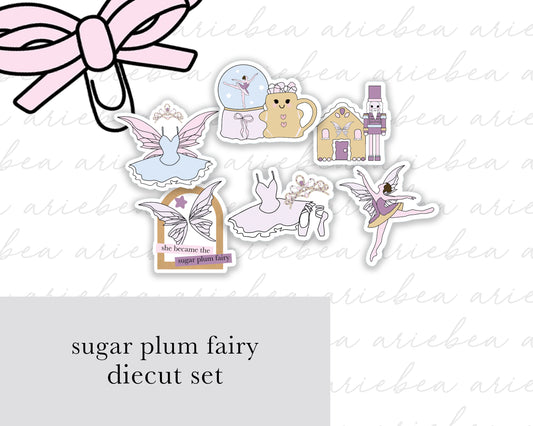 Sugar Plum Fairy Collection Diecut set of 6