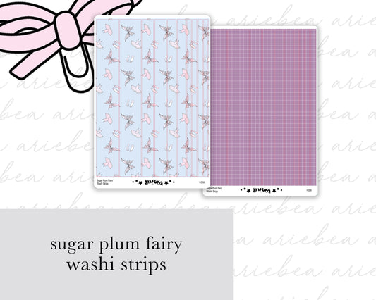 Sugar Plum Fairy Collection Washi Strips
