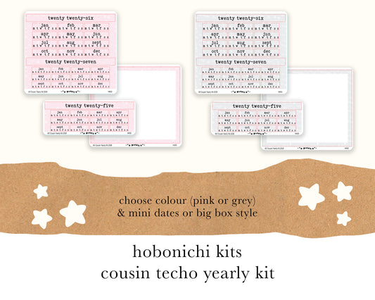 Yearly Kit | Hobonichi Cousin A5 | 2026