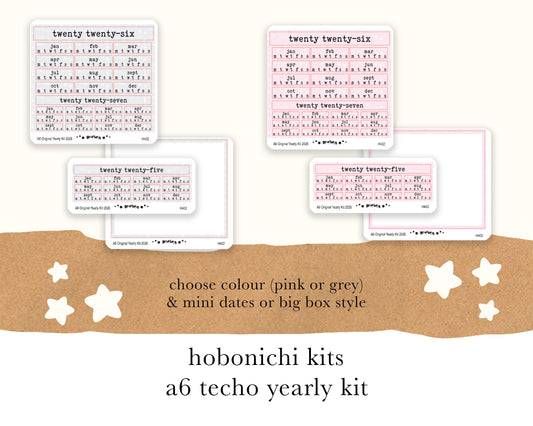 Yearly Kit | Hobonichi A6 | 2026