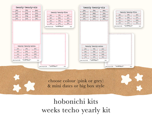 Yearly Kit | Hobonichi Weeks | 2026