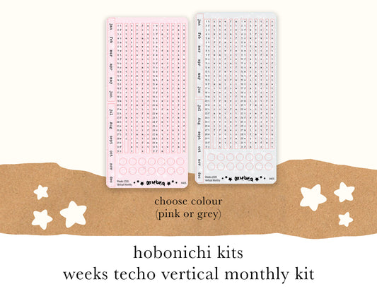 Vertical Perpetual Monthly | Hobonichi Weeks | 2026