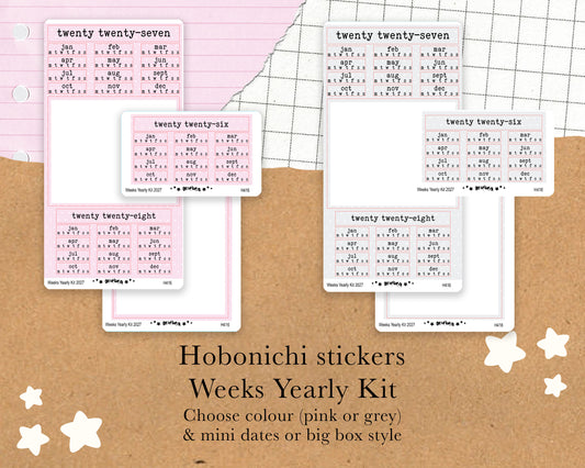 Yearly Kit | Hobonichi Weeks | 2027