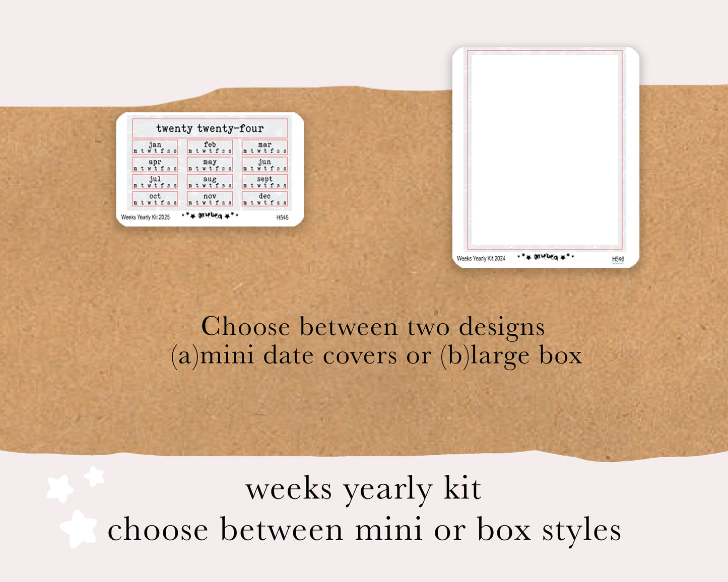 Yearly Kit | Hobonichi Weeks | 2025