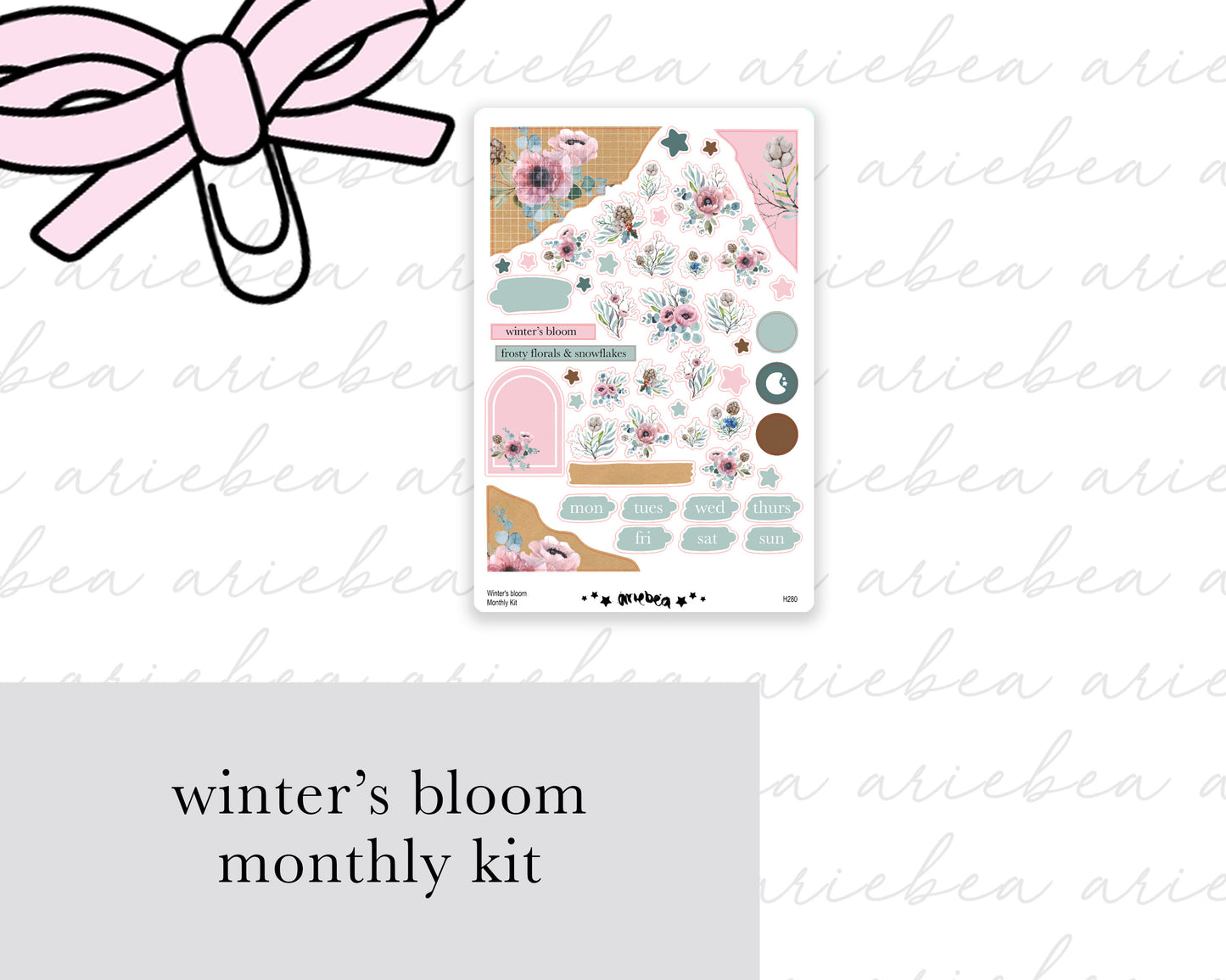 Winters Bloom Full Mini Kit (4 pages)