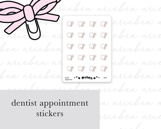 Dentist Appointment Orthodontist Planner Stickers