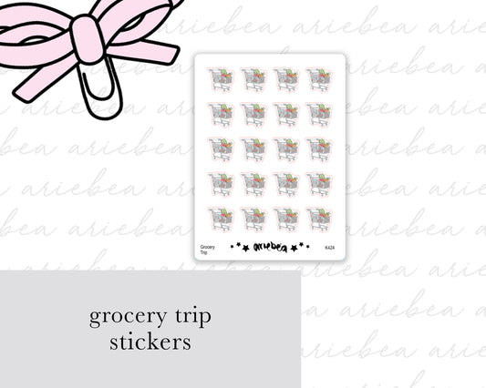 Grocery Trip Planner Stickers
