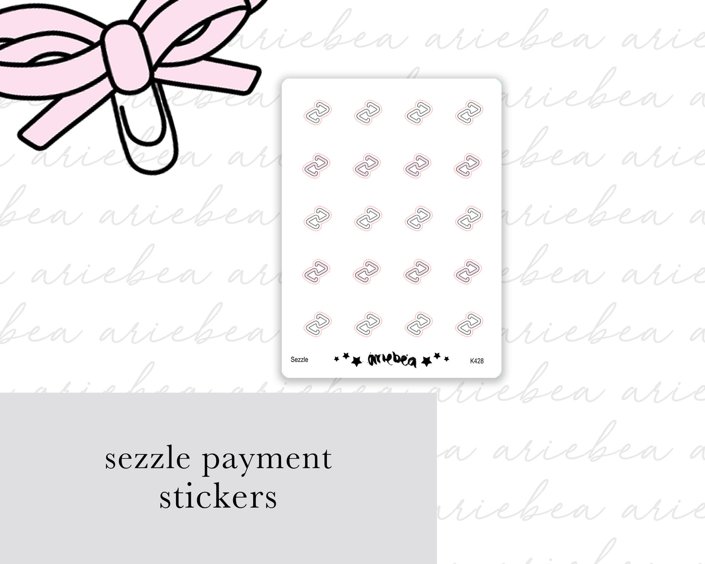 Payment Instalments Planner Stickers