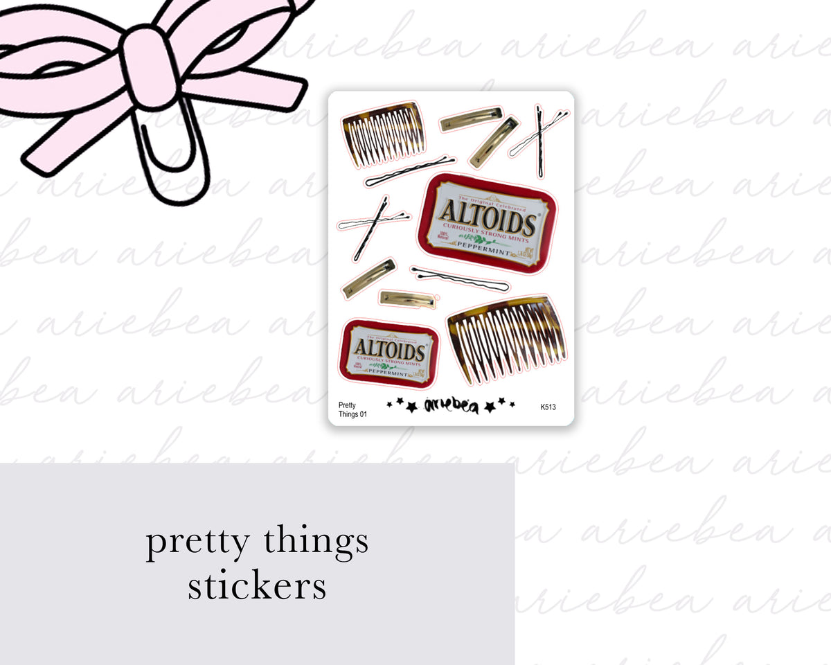 Pretty Things Planner Stickers