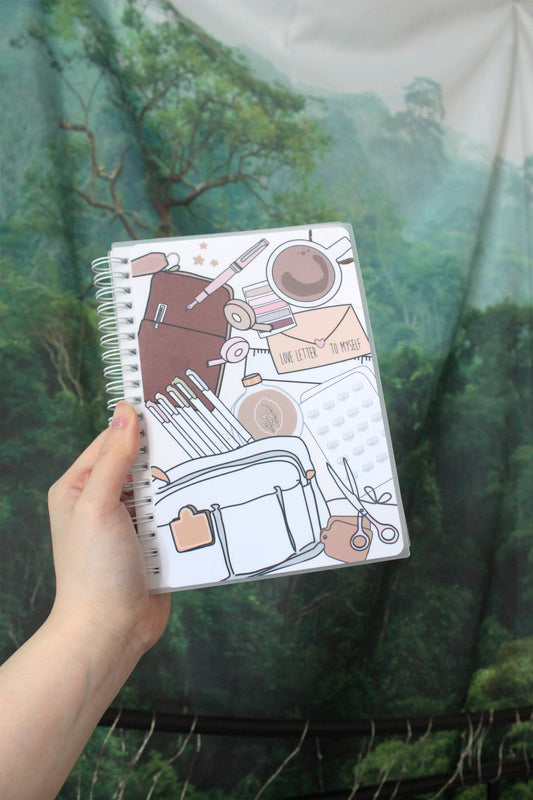 5 by 7 Reusable Sticker Book 'What's In My Planner Pouch'