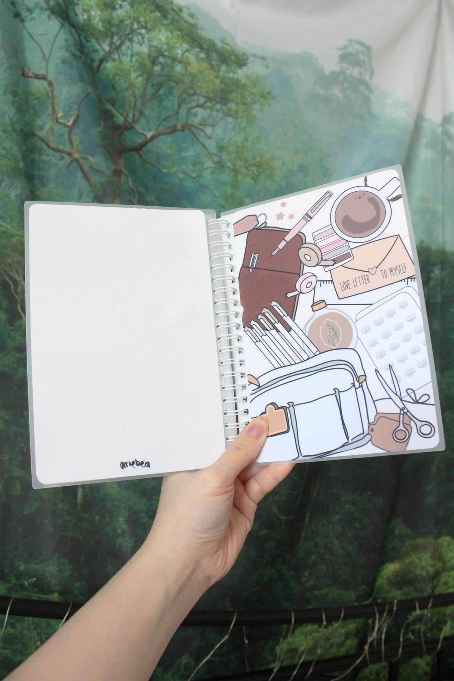 5 by 7 Reusable Sticker Book 'What's In My Planner Pouch'