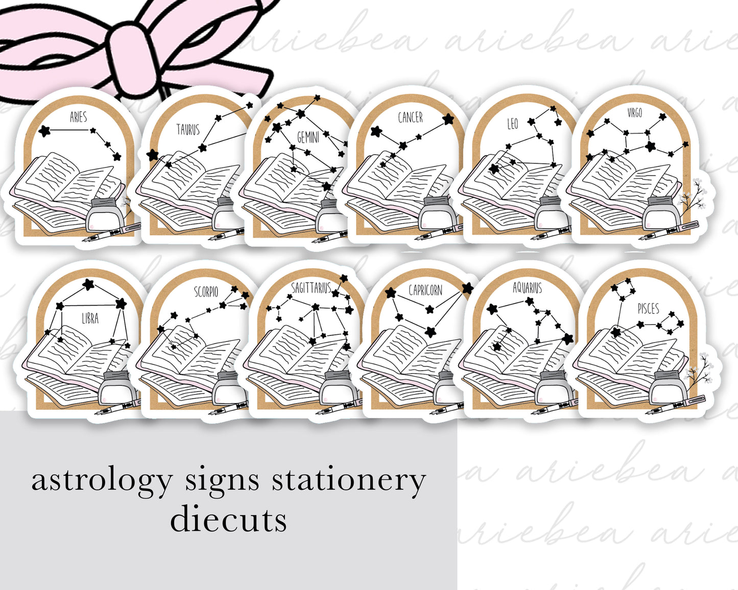 Astrology Constellation Planner Sticker Diecuts
