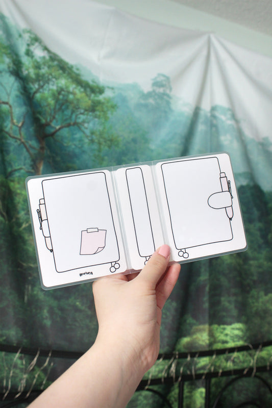 Mini Sticker Album Planner Misty Grey