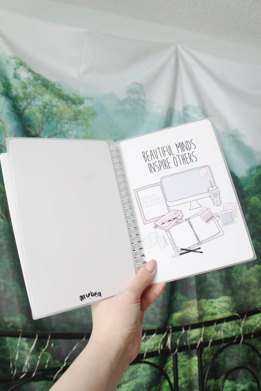 5 by 7 Reusable Sticker Book 'Beautiful Minds'