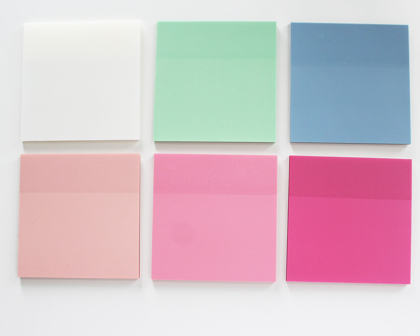 Transparent 3" by 3" Sticky Notes