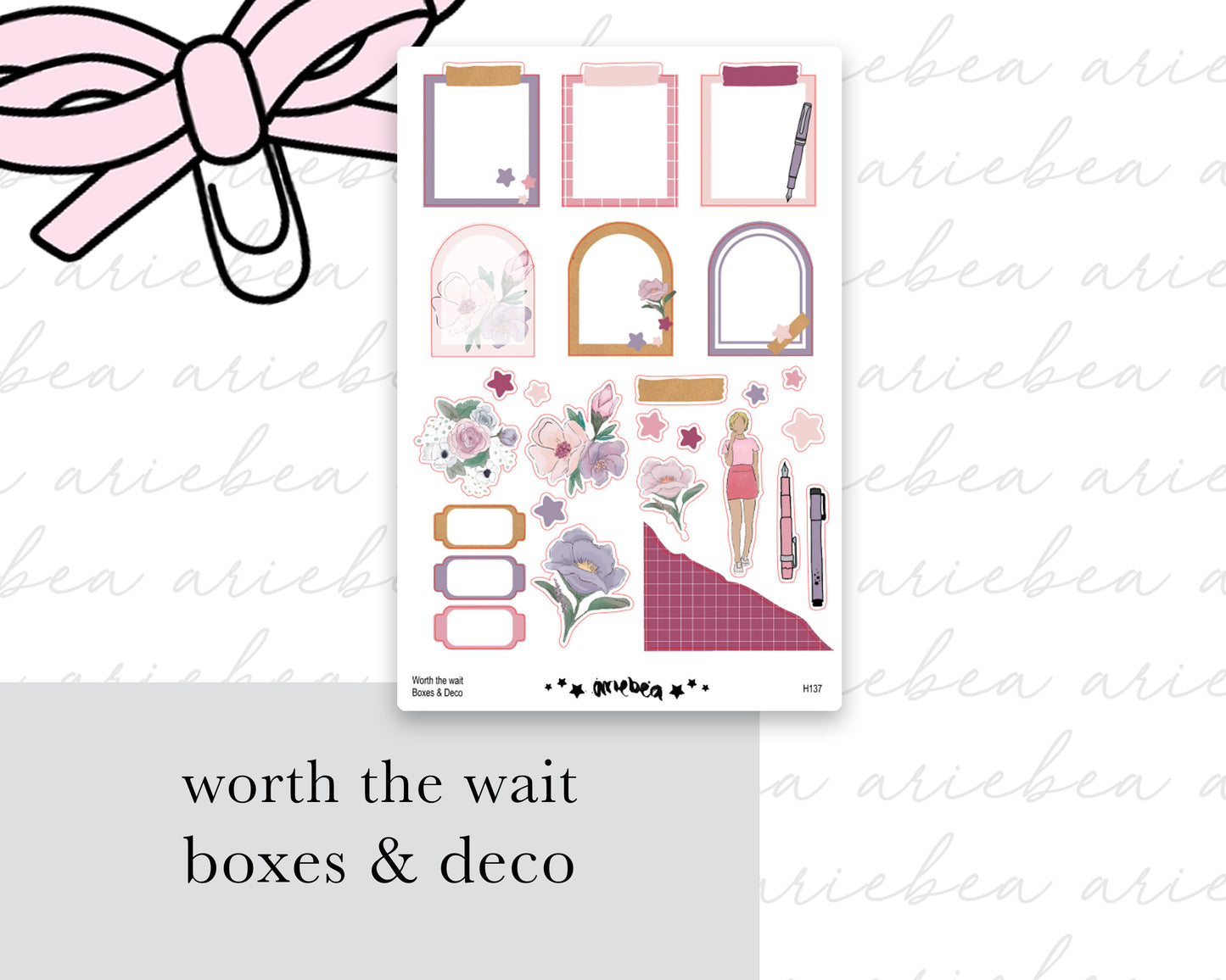 Worth The Wait Boxes & Deco