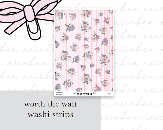 Worth The Wait Washi Strips