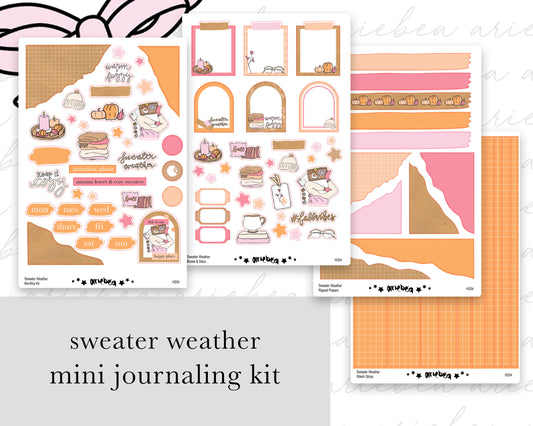 Sweater Weather Full Mini Kit (4 pages)