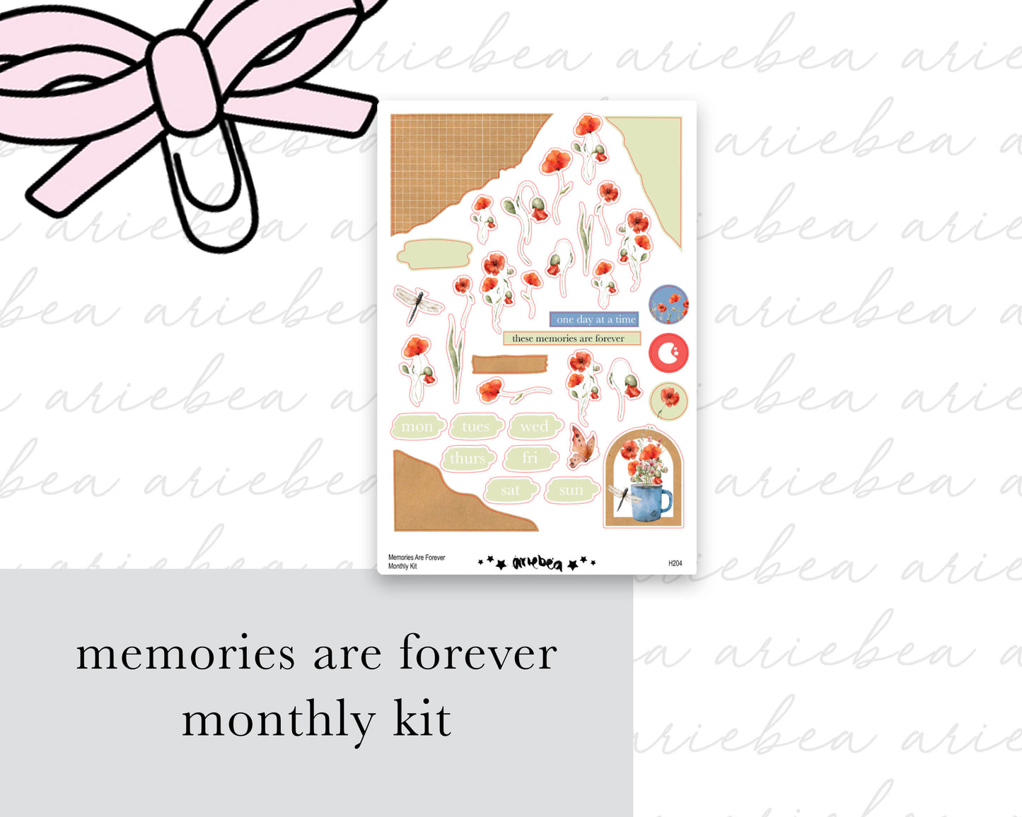 Memories Are Forever Full Mini Kit (4 pages)