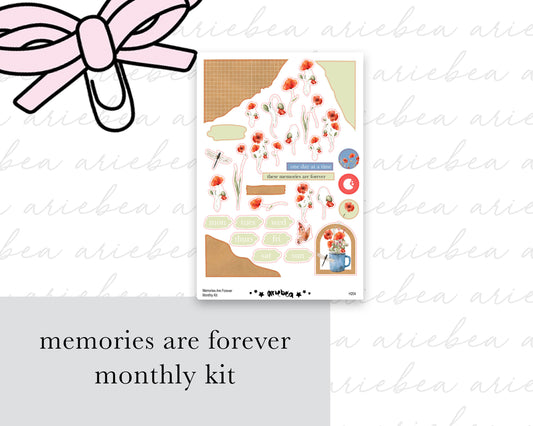 Memories Are Forever Monthly Kit
