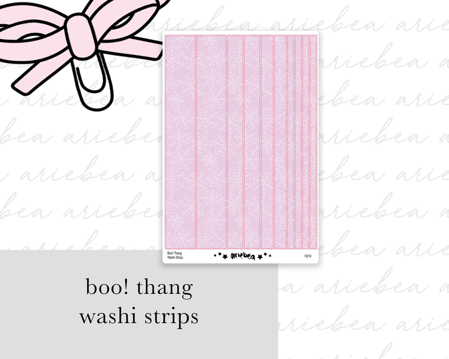 Boo! Thang Washi Strips