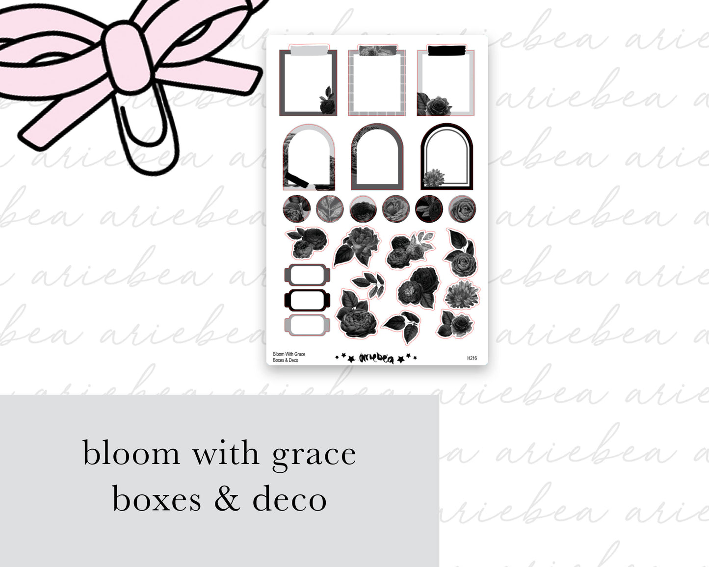 Bloom With Grace Full Mini Kit (4 pages)