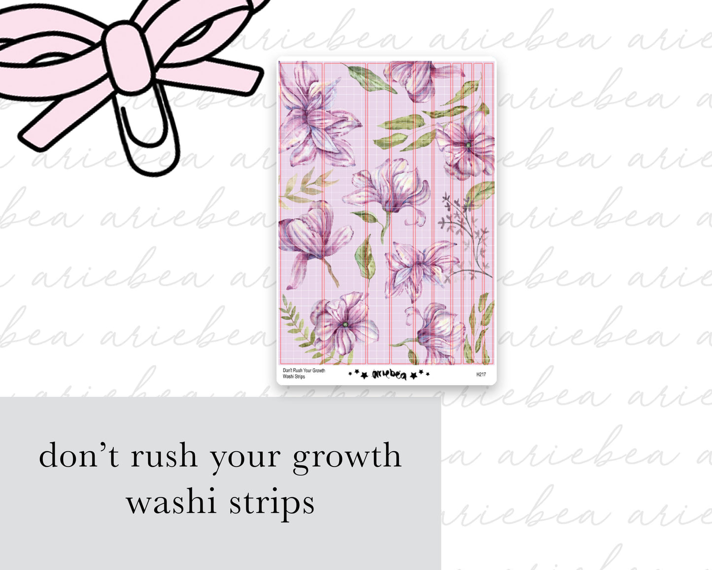 Don't Rush Your Growth Full Mini Kit (4 pages)