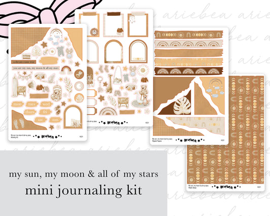 My Sun, My Moon & All of my Stars Full Mini Kit (4 pages)