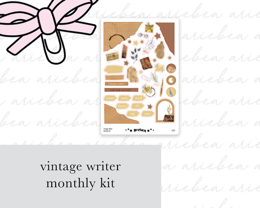 Vintage Writer Monthly Kit