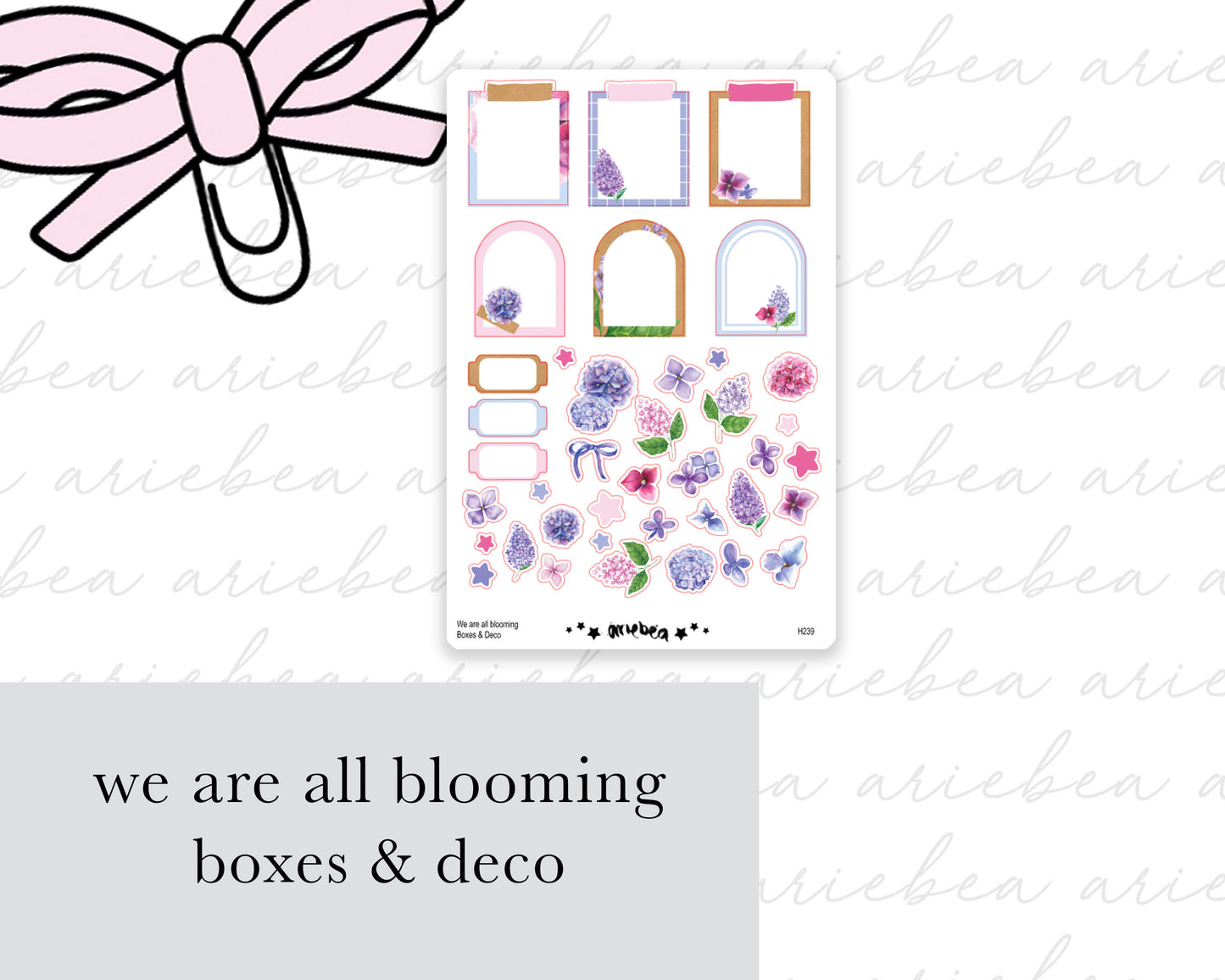 We are all blooming Full Mini Kit (4 pages)