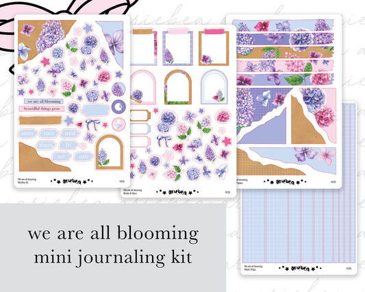 We are all blooming Full Mini Kit (4 pages)