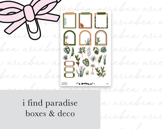 I find paradise Boxes & Deco