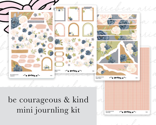 Be Courageous & Kind Mini Kit (4 pages)