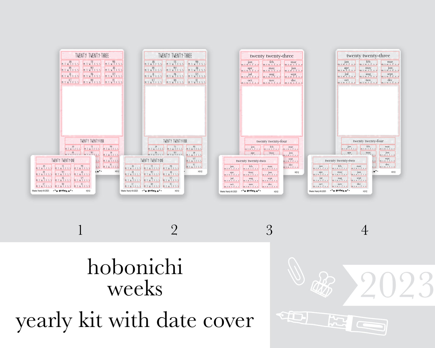 Yearly Kit |Hobonichi Weeks| 2023