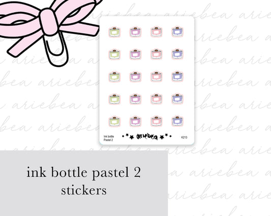 Fountain Pen Ink Bottles Pilot Planner Stickers