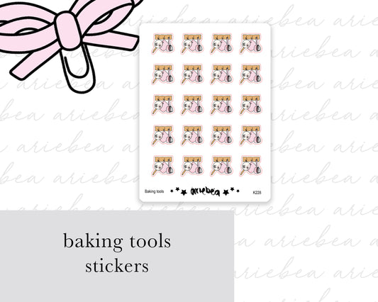 Baking Tools Whisk Planner Stickers